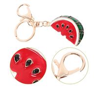 Multi Color Watermelon Keychain Zinc Alloy Fruit Pendant Decorative Charm