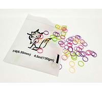 Multi colore Elastici Ortodontici da 1/4 di pollice 4.5 oz Neon Heavy Force Piastra per Denti Dentali Fasce per Denti per Gap (1 borsa - 100 pezzi)