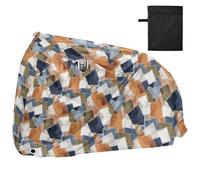 Multi Colore Patched Panno Modello Copertura Della Bici Impermeabile Outdoor Moto Copertura Accessori Bici