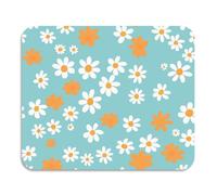 Multi-Daisy - Tappetino scolapiatti giallo e bianco, ad asciugatura rapida, assorbente, in terra diatomacea, essenziale per la casa, 59,9 x 50 cm