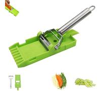 Multi Double Knife Peeler, Multi Peeler Double Blade, Multi Double Knife Peeler with Grating Plate, Julienne Strips for Potato, Orange, Lemon, Fruit, And Vegetable, Vegetable Peeler (1 PCS)