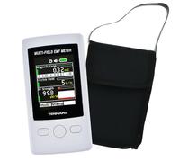 Multi-Field EMF Metro Tasca ELF RF Gauss Metro 2000mG Elettromagnetico Elettrico RF Campo Forza Tester con Avvertimento Indicatore