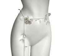 Multi Fili Perle Artificiali Catena Del Corpo Gioielli Lega Impilabile Collana Versatile Accessorio Vita Per Le Donne Multi Strato Perle Catena Vita, Misura unica, come descritto, come descritto