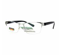 Multi Focus Progressive Lettura Occhiali 3 Powers IN 1 Lettore Rettangolo Mezzo