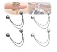 Multi-Function Magnetic Hijab Magnets Clothing Clips Strongest With Chain Button for Women Colorful Pinless Clothes Pins for Fixing Scarf Long Pant Hem Shirts Sleeves Accessories (Mixed Color-1)