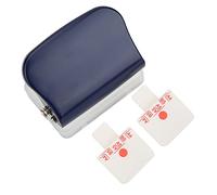 Multi Function Manual 26 Hole Paper Puncher, Office Supplies Hole Puncher for A4 B5 A5 Binding, with Ruler and Scrap Box for DIY Notebook Organization (Blu scuro)