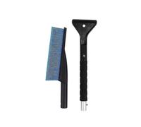 Multi-Function Plastic Snow Shovel for Car Frost Removal & Ice Scraper, Blue, 65x9 cm, Lightweight & Durable