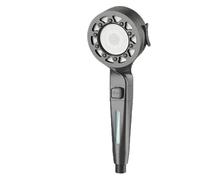 Multi-function Upgraded 4-speed Boost Filter Shower Head Bathroom Accessories One-button Switch Shower(Grey)