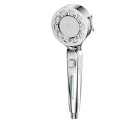 Multi-function Upgraded 4-speed Boost Filter Shower Head Bathroom Accessories One-button Switch Shower(Silver)