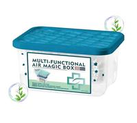 Multi Functional Air Magic Box | Purificazione dell'aria domestica | Automatico raccogli polvere | a base di piante | scatola antiodore | Freschezza duratura per casa, ufficio, aree di animali