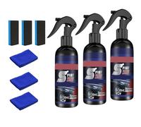Multi-Functional Coating Renewal Agent,3 in 1 High Protection Quick Car Coating Spray, High Protection Car Coating Spray Fast-Acting (3PCS)