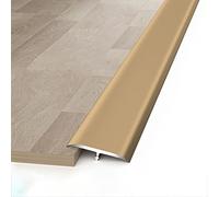 Multi-Functional Gap Covering Joining Strips,Transition Strip Transition Strips for Wooden/Laminate/Tile/Carpet, Scratch-Resistant Seam Binder, No Screws Needed(Gold)