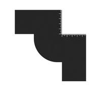 Multi Functional Hairlines Maker and Beard Line Up Tool with Accurate Measurement Stencil for Professional Barbers