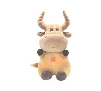 Multi-Functional Musical Cow Plush with Nightlight, Animated Stuffed Animal Soother for Kids, Peluche Cattle Toy for Comfort and Entertainment, Perfect Birthday or Thanksgiving Gift for Boys Girls