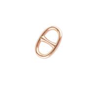 Multi-Functional Scarf Buckle Shirt Knot Sash Knotted Button Coat Waist Belt Shirt Corner Scarf Buckle per donne ragazze accessori decorativi(Rose gold-S)