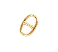 Multi-Functional Scarf Buckle Shirt Knot Sash Knotted Button Coat Waist Belt Shirt Corner Scarf Buckle per donne ragazze accessori decorativi(Golden-M)