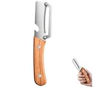 Multi-functional Vegetable Peeler for Kitchen, Stainless Steel Single Blade Peelers Tool, Non-Slip Ergonomic Handles, Julienne Peeler & Bottle Opener, Home Kitchen Gadgets, Orange Peelers (1PC)