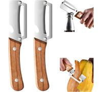 Multi-functional Vegetable Peeler for Kitchen, Ultra Sharp Stainless Steel Blades with Bottle Opener and Non-Slip Ergonomic Handles, Home Kitchen Gadgets (2Pcs)