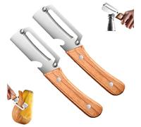 Multi Functional Vegetable Peeler for Kitchen, Ultra Sharp Stainless Steel Blades with Non-Slip Ergonomic Handles with Bottle Opener, for Fruit, Carrot & Potato (2pcs)