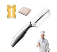 Multi-Functional Vegetable Peeler for Kitchen - Ultra Sharp Stainless Steel Blades with Non-Slip Ergonomic Handles and Bottle Opener, Vegetable Peeler for Easy Potato, Fruit & Veggie Peeling (D)