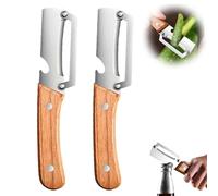 Multi-functional Vegetable Peeler for Kitchen, Ultra Sharp Stainless Steel Blades with Non-Slip Ergonomic Handles with Bottle Opener, Home Kitchen Gadgets(2pcs)