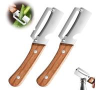 Multi-Functional Vegetable Peeler for Kitchen, Ultra Sharp Stainless Steel Fruit Peeler with Non-Slip Ergonomic Handle and Built-in Bottle Opener for Potatoes, Carrots, Oranges & More (2PCS)