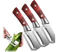 Multi Functional Vegetable Peeler, Stainless Steel Fruit Peeler for Kitchen and Outdoor Use (3 pcs)