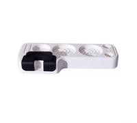 Multi funzionale Coffee Tool Holder 5 in 1 Espresso Tamping Station con base antiscivolo (bianco)