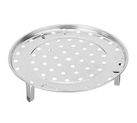 Multi funzionale in acciaio inossidabile tondo di grandi dimensioni a vapore portapiano ripiano vassoio per pentola istantanea cucina di casa pentola a pressione accessori pentole (20cm)