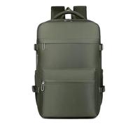 Multi funzionale Travel Pack Capacità Estesa Tecnologia Celle Aria Rimovibile Tasca Accesso Rapido Borse da Viaggio Ergonomiche Impermeabile Oxford Tessuto Zaino, Verde militare