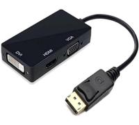 Multi-funzione Displayport Dp a HDMI/DVI/VGA maschio a femmina adattatore 3-in-1 cavo convertitore