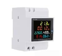 Multi funzione montato su rotaia Digital Meter AC 40 300V 100A Energia Accurata E Monitoraggio di Potere Con Archiviazione Dati E Ripristino Capacità