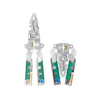 Multi funzione pieghevole Wire Stripper Cutter Crimper con test di tensione per elettricista lavoro cavo strumento in acciaio ad alto tenore di carbonio