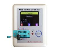 Multi-funzione TC1 Transistor Tester TFT Diodo Triodo Misuratore Di Capacità LCR ESR NPN PNP MOSFET IR Tester