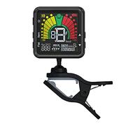 Multi-funzione USB ricaricabile LCD Display Clip-on Guitar Tuner per chitarra, basso, violino, ukulele, banjo e strumento a fiato chiave F, BBB, Eb