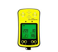 Multi Gas Monitor Rilevatore di Gas Portatile Ossigeno O2 Hydrothion H2S Monossido di Carbonio CO Gas Combustibile Analizzatore di Gas 4 in 1