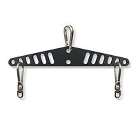 Multi-Grip Lat Pull Down Bar for Home Gym Fitness, Spreader Plate Lat Pulldown Attachments for Pulley System Cable Machine, Fit for Double or Single Exercise Handle (Multi Hole Bar 1)