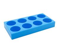 Multi Hole Driver Router Bit Tray Fresatura Cutter Storage Holder Box Holder Tool Organizer per la lavorazione del legno Router Vassoio Organizer