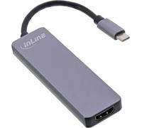 InLine Multifunktions-Hub USB 3.2, 2X USB-A, HDMI, Cardreader