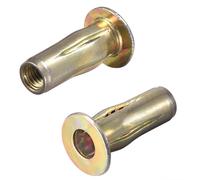 Multi-impugnatura Dado per Rivetto, M5 Piatto Testa Filettato Inserto Dado 30pz