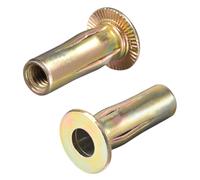 Multi-impugnatura Dado per Rivetto, M6 Piatto Testa Filettato Inserto Dado 25pz