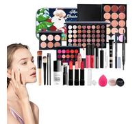 Multi In 1 Women's Makeup Set, Girls Makeup Set, Christmas Beginners Complete Cosmetic Waterproof - Eyeshadow Palette for Learning Everyday Makeup, Photography, and Traveling