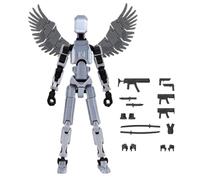 Multi Joint Movable Model - 3D Printed Action Figure Toy -5.39inch Body Activity Robot, Fully Articulated Desk Robot Toy, Multi Joint Movable Toys, -Articular Action Figures, Desktop Decoration