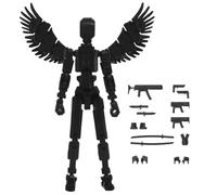 Multi Joint Movable Model - 3D Printed Action Figure Toy -5.39inch Body Activity Robot, Fully Articulated Desk Robot Toy, Multi Joint Movable Toys, -Articular Action Figures, Desktop Decoration