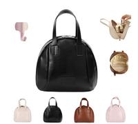 Multi-Layered Shell-Shaped Cosmetic Bag, Beachersett Travel Hanging Toiletry Wash Bag, 2024 New Makeup Bag for Women, Portable Shell Shaped Make up Bag Capacity Makeup Organizer. (Black)
