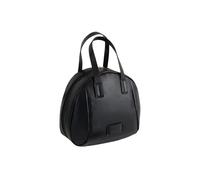 Multi-Layered Shell-Shaped Cosmetic Bag, Multi-Compartment Toiletry Cosmetics Tote Travel Bag (Black)