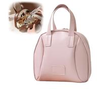 Multi-Layered Shell-Shaped Cosmetic Bag, Shell Shaped Tote Travel Bag, Large Capacity Multi-Layer Cosmetic Bag, Portable Large Pu Capacity Shell Waterproof Cosmetic Bag (Pink)