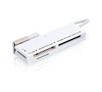 Multi Lettore Card usb Reader 2.0 Micro Mini Flash sd m2 mS Duo Pro rs mmc Combo (BIANCO)