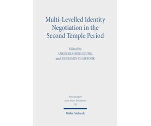 Multi-Levelled Identity Negotiation in the Second Temple Period: Essays in Honor of Louis C. Jonker