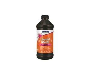 Multi liquido, gusto arancia tropicale 473 ml Now Foods